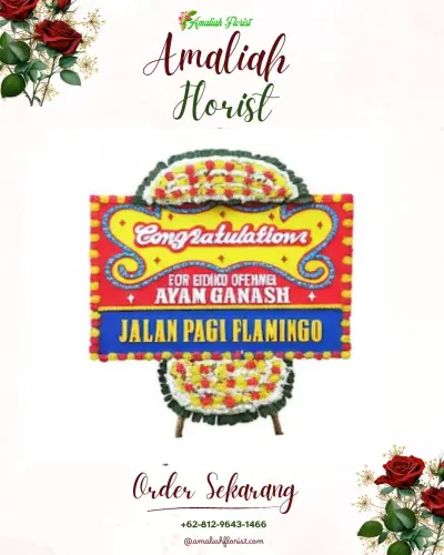 Bunga Papan Congratulation di Gunungketur